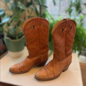 1970’s vintage leather cowboy boots